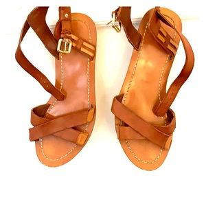 Tan sandals